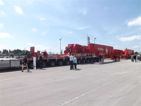 Allelys Heavy Haulage new Goldhofer Faktor 5 vessel bridge 