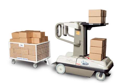 AEUP Transport Dolly designed for the ISP-11 industrial stock picker.