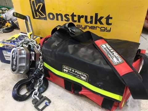 Yale Ergo 360 used in pulling applications as well as lifting