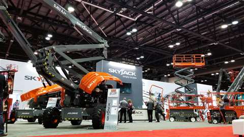 Skyjack stand at ARA