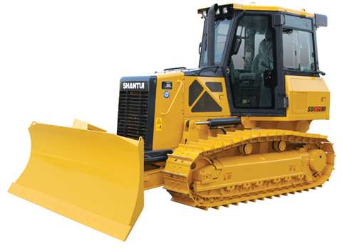 Shantui will launch two hydrostatic drive dozers at Intermat. Pictured is the SD10YE, which competes