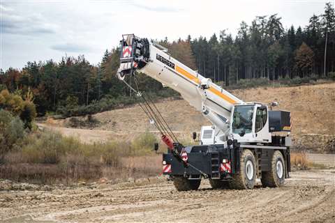 Liebherr rough terrain crane lrt 1090 2 1