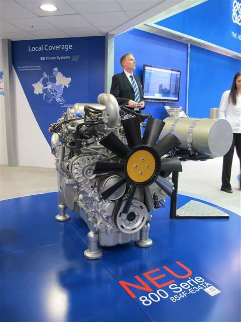 Perkins used Bauma to debut its Tier IV/4 final engine, pictured here, which completes the company's