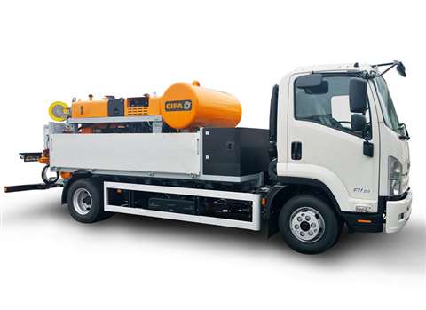 Cifa’s new UB504 concrete pump has been designed to fit on a compact chassis.