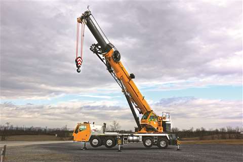 Grove unveils the tms9000 2 truck crane 4