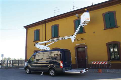 Easy Lift's EV150 van mount 