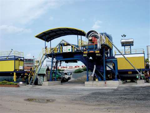 Lintec mobile asphalt plant