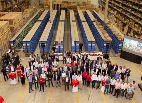 The opening of Doosan's new parts distribution centre in Dubai, UAE.