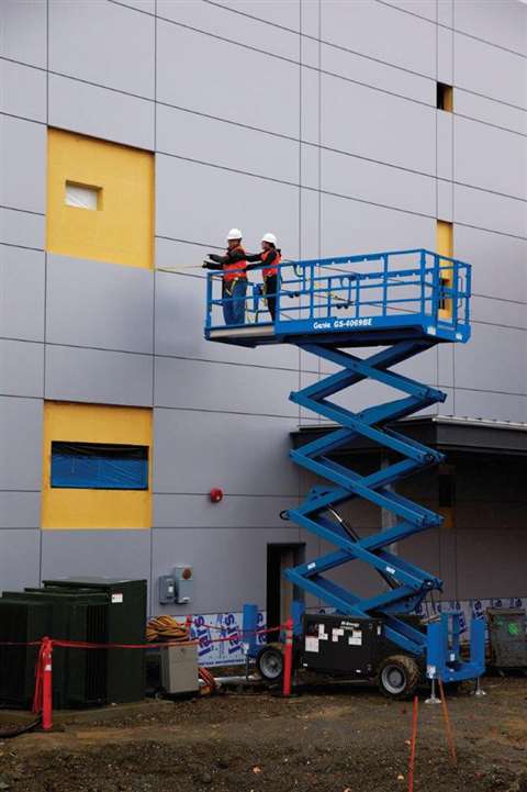 The Genie GS hybrid scissor series. 