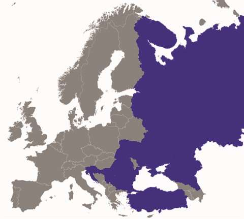 EECFA countries map