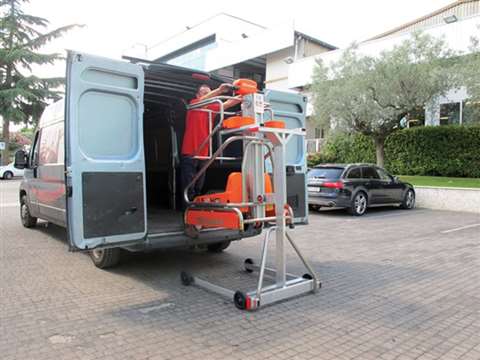 The Faraone Elevah 40 has a patented van loading device 