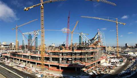 Skyjack will supply more than 200 units to the new stadium being built for the Minnesota Vikings, se