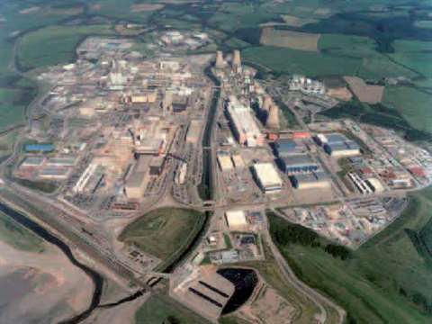 The compact Sellafield complex of nuclear and associated facilities from the air – almost 2,500 buil