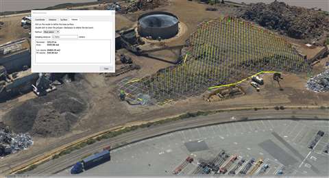 Bentley ContextCapture Viewer Volume Calculation