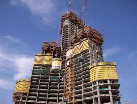 The Burj Dubai is expected to top 800 m in height and is set to claim the world's tallest building t