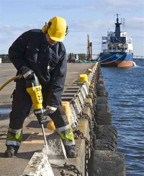 The TEX 12PE is the largest of three new pneumatic hammers from Atlas Copco