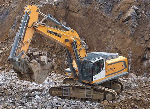 Liebherr’s SME excavators are modified and strengthened for the rigours of quarry life.