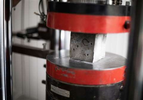 Kaunas University concrete without cement