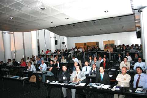 An attentive audience, and the largest for a number of years, at the EDA summer 2008 conference