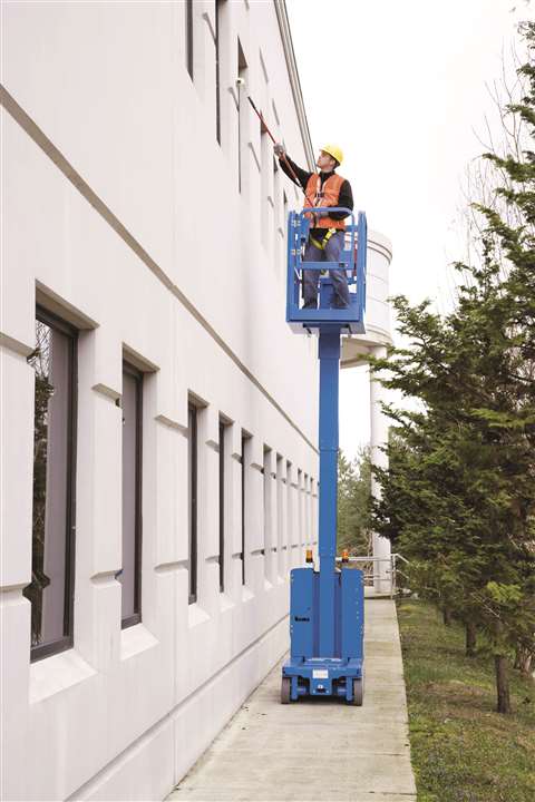 Genie GRC vertical mast_outside