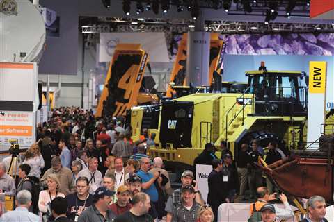 Crowds at the previous ConExpo show in Las Vegas in March 2017