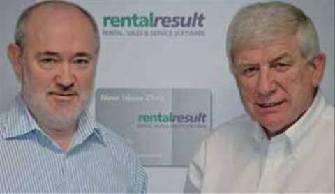 Result Group's finance director, David Griffiths, left, with Derek Robson, the company's managing di