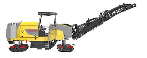The Keestrack F6 road milling machine