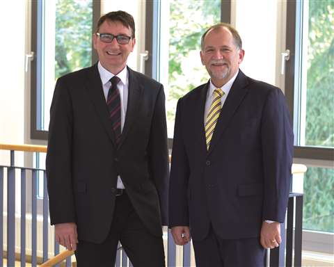 Bauer Maschinen Ruediger Kaub (l) Dieter Stetter (r)