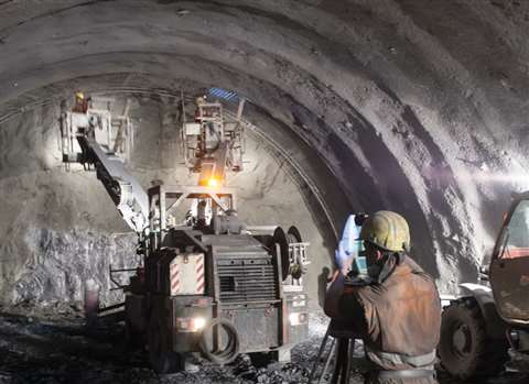 The 15.4km Ceneri tunnel is part of the Alp Transit scheme