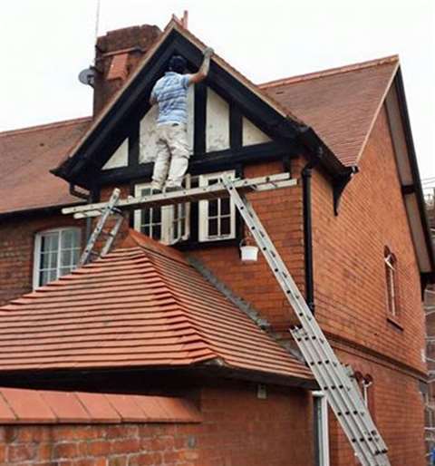 The winner of the Ladder Association's Idiots on Ladders 2015 competition 