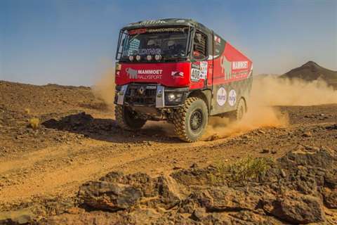 Challenges for the two drivers included tough driving conditions
