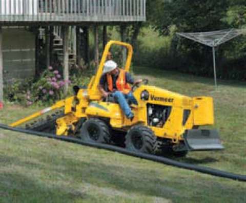 Vermeer says its RT350 riding trencher is “the ideal machine for rental centres that cater to weeken