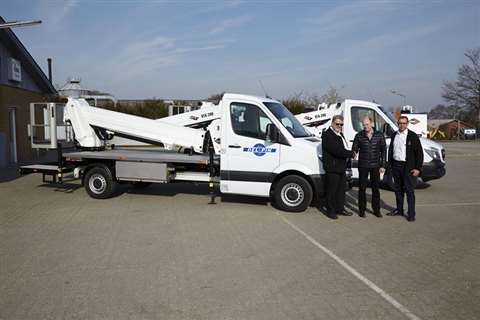 From left: Per Torp, CEO, Time International; Niels-Henrik Hedegaard, CEO, Del-Pin; and Axel Rask, s