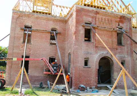 Western Specialty Contractors recently finished up restoration work at the Burney Institute in Leban