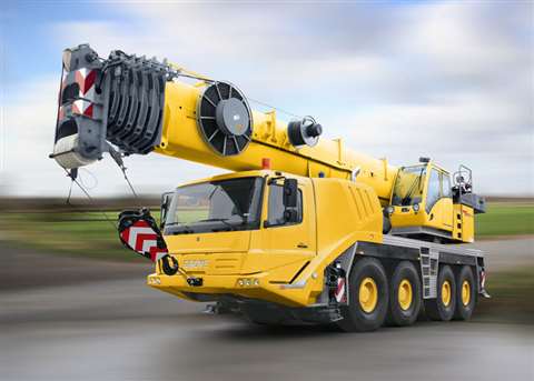 The 100 tonne capacity Grove GMK4100L 
