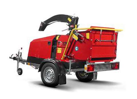 Linddana's updated TP 175 mobile wood chipper