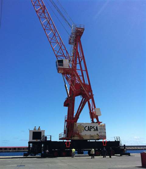 Kalmar, part of Cargotec, has completed an urgent refurbishment project on a Gottwald mobile harbour