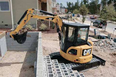 Caterpillar's mini excavator range was renewed at last year's Intermat exhibition. It comprises thre