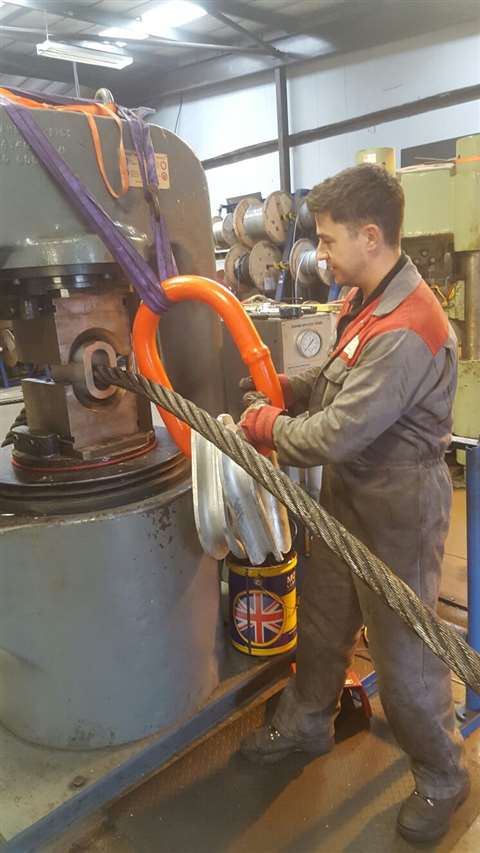 Equipment RSS supplied includes: wire rope slings, web slings, round slings, shackles, hydraulics, c