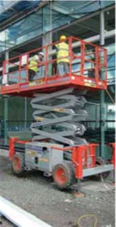 KDM's access rental division, K Lift, operates 250 aerial platforms - including this Skyjack scissor