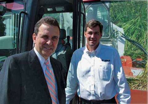 Richard Pedtke and Scott Nelson, Bobcat's global and European presidents respectively