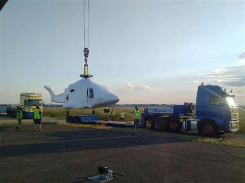 Petrasco delivered two helicopters from Eastern Europe to the UK 