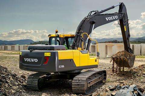 Volvo crawler excavator