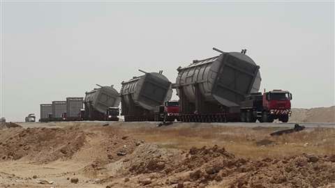 ALE has transported 16 OOG items so far for the DGS Zubair Oil Field project