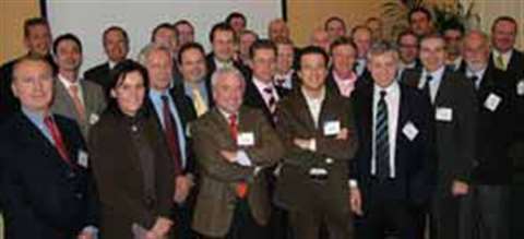 The founding members at the meeting in Brussels in January.