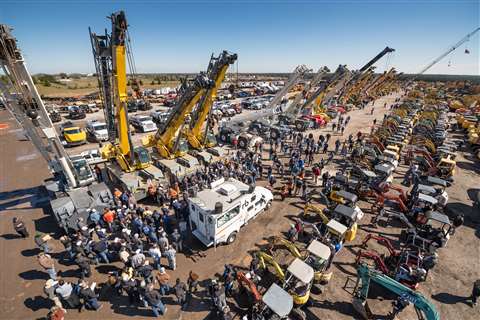 More than 95 cranes will be for sale at the Ritchie Bros. auction in Orlando.