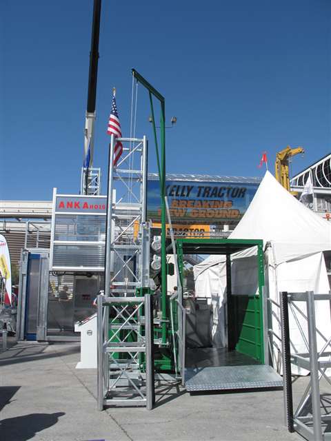 Anka Hoist's products on display at ConExpo