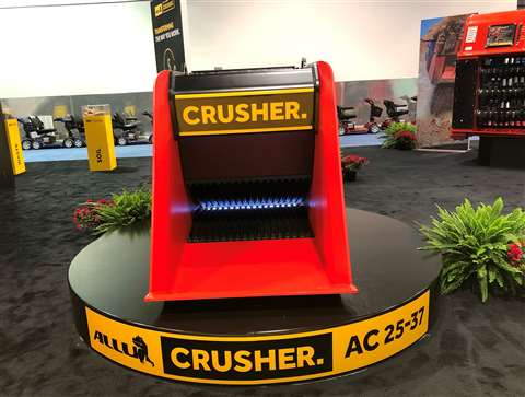 Allu crusher at ConExpo 2020