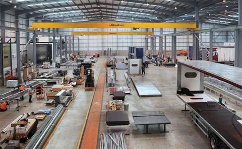 Tiger Trailers operate two production lines and the cranes are vital to ensuring efficient material 