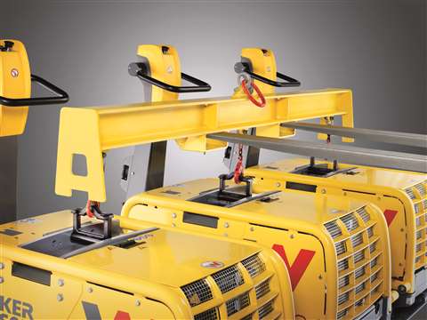 Wacker Neuson_coupling set_DPU110_lifting beam